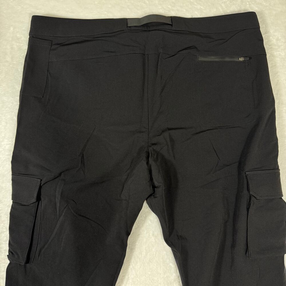 OBS Tactical Cargo Pants Men's 3XL Black Utility Stretch Hiking Outerwear Belted - Picture 4 of 11